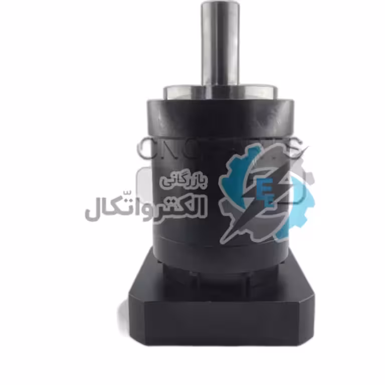 گیربکس خورشیدی سرووموتور HQM اچ کیو ام مدل SE155-25-42 سایز 155 نسبت 1 به 25 شفت ورودی 42 شفت خروجی 40 فلنج گرد مناسب 7.5 کیلووات 1500 دور (گیربکس سیاره ای)