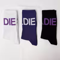 جوراب نوشته دار ساقدار Diesel بنفش