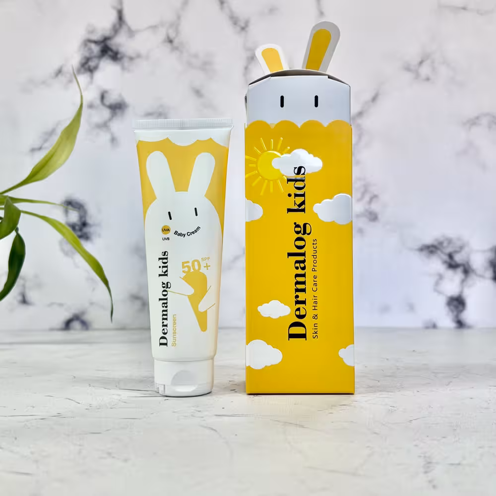 کرم ضد آفتاب کودک SPF50 درمالوگ 75 میلی لیتر