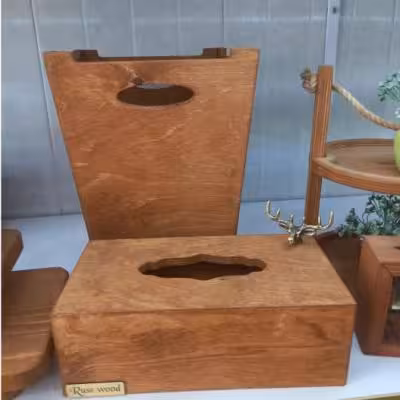جعبه دستمال و سطل زباله گوزن