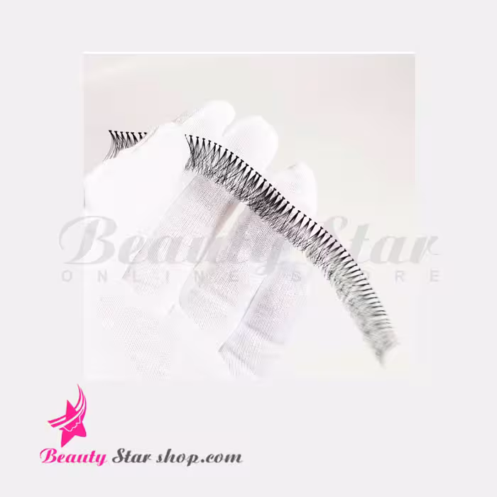 مژه ریسه ای مو طبیعی فر D آردل سه عددی سایز 10 میل