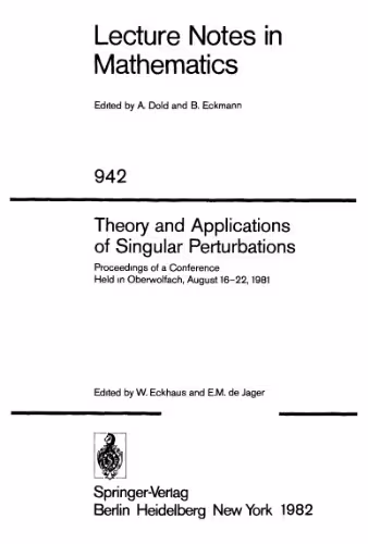 خرید و دانلود نسخه کامل کتاب Theory and Applications of Singular Perturbations