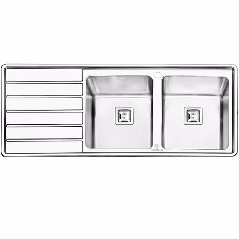 سینک پرنیان استیل PS 1214 توکار