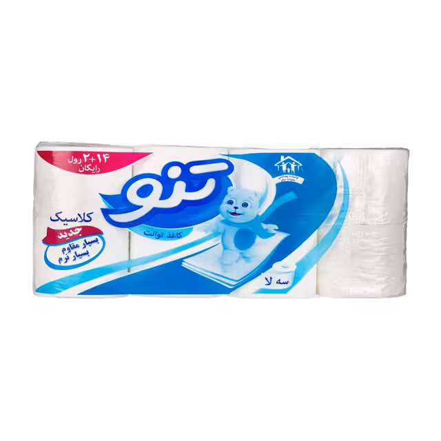 دستمال توالت تنو 16 عددی