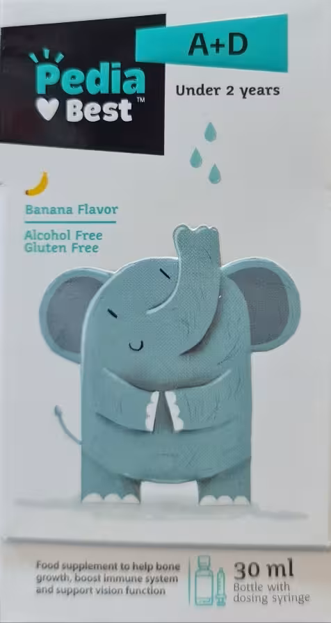 قطره آ د پدیابست 30 سی سی اسانس موز A D PEDIABEST