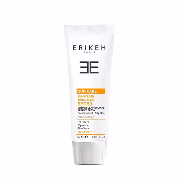 فلوئید ضدآفتاب SPF50 مناسب پوست مختلط و چرب اریکه
