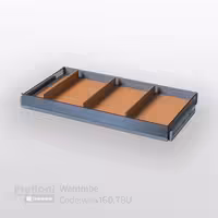 جاکفشی چرمی ملونی WS4160 TBU - یراقینو فروش یراق آلات کابینت و درب