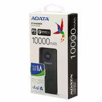 پاور بانک فست شارژ ای دیتا ADATA مدل P10000QCD ظرفیت 10000 میلی آمپر ساعت