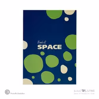 دفتر یادداشت ته چسب14.5*21 همین سریPassion طرحSPACE