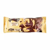 کیک صبحانه دورنگ وانیل کاکائو با روکش شکلات شیرین عسل 150گرمی