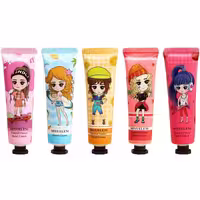 ست کرم پنج عددی طرح دختر و پسر میولنی ( Miyueleni hand cream set of five pieces )