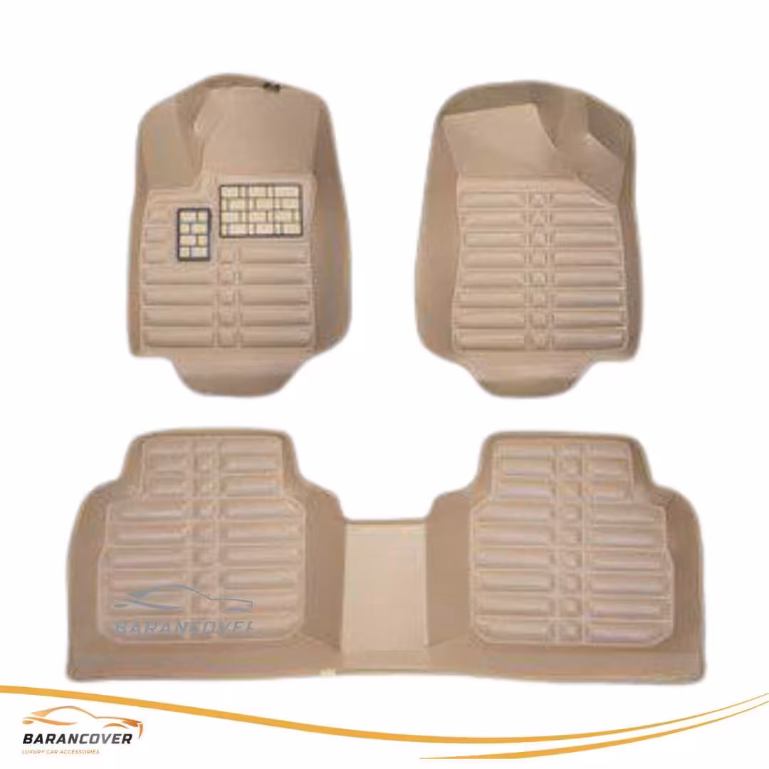 کفپوش پنج بعدی ام جی MG 350 رنگ کرم