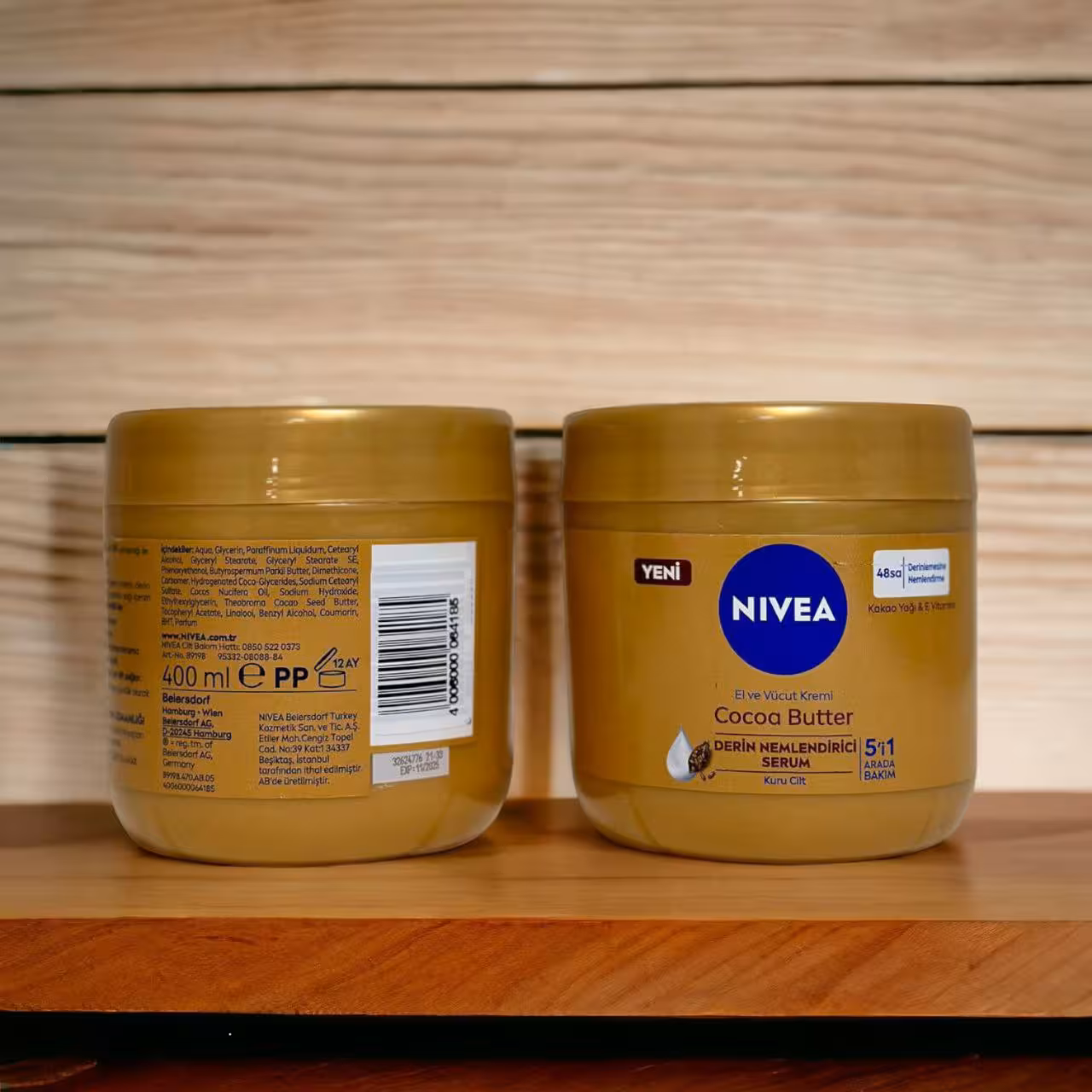 کرم مرطوب کننده دست و بدن نیوا کاکائو 400میل