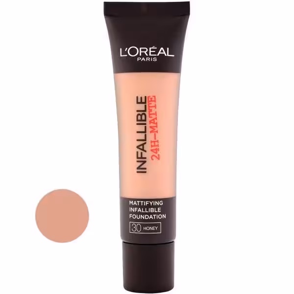 کرم پودر 24 ساعته تیوپی اینفالیبل اورآل شماره 30