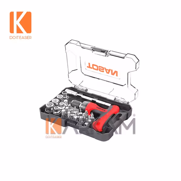 ست پيچگوشتی و بکس 24 عددی T814-S24 توسن