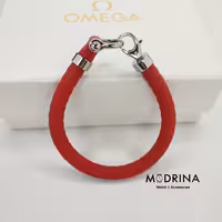 دستبند امگا قرمز تیره کیفیت مستر