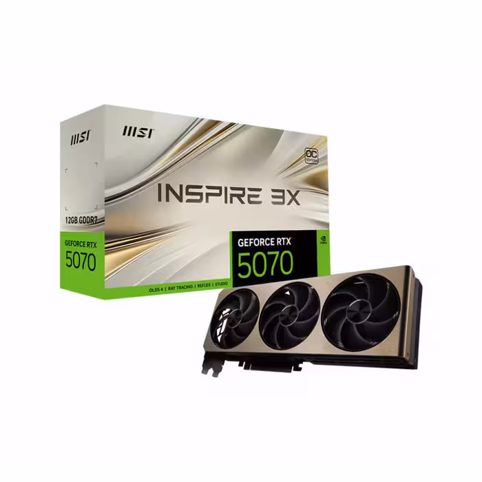 کارت گرافیک ام اس ای MSI GeForce RTX 5070 INSPIRE 3X 12G OC