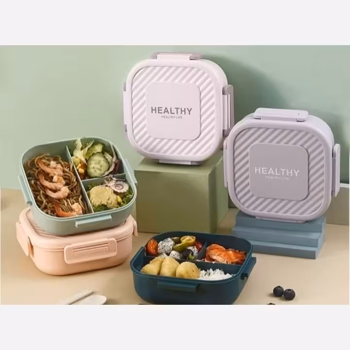 ظرف غذا پلاستیکی مربع | amazonchi