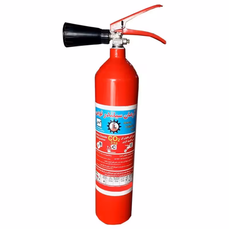 کپسول آتشنشانی co2آرمان سیلندر3کیلویی