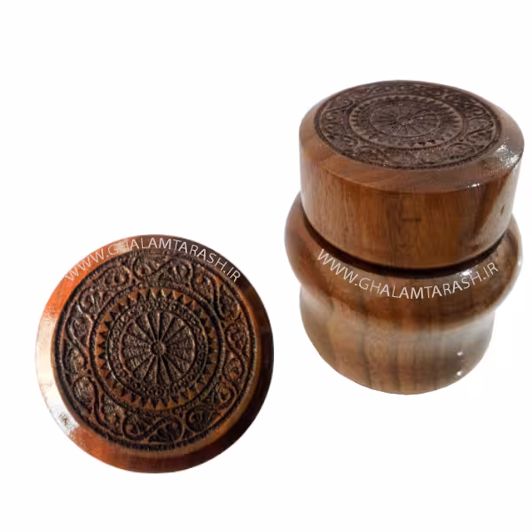 دوات خوشنویسی چوب گردو طرح آرتمیس