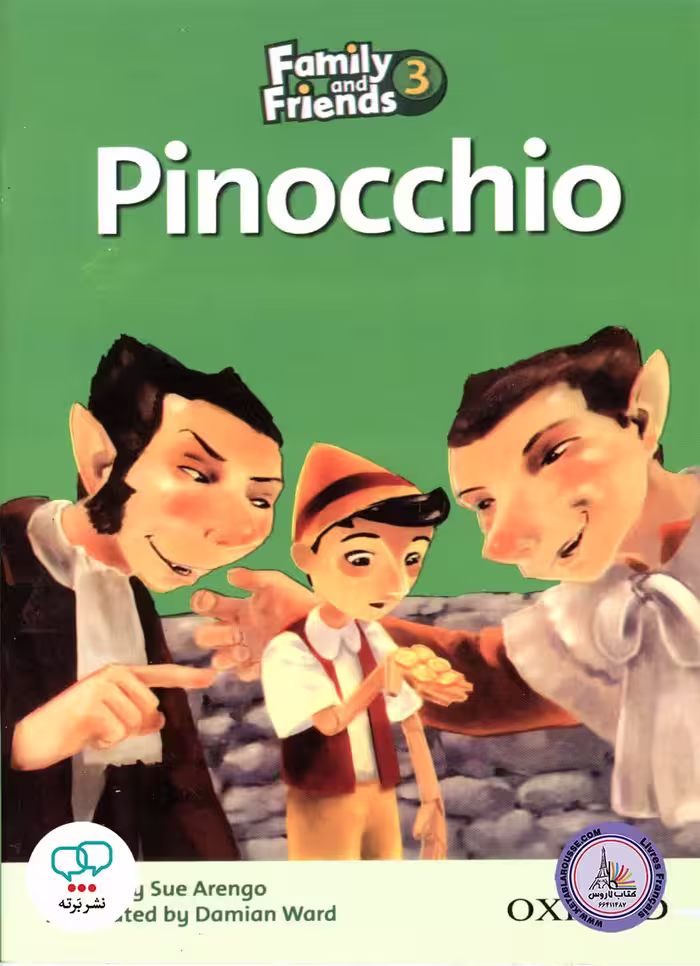 کتاب داستان انگلیسی Family and Friends 3 Pinocchio