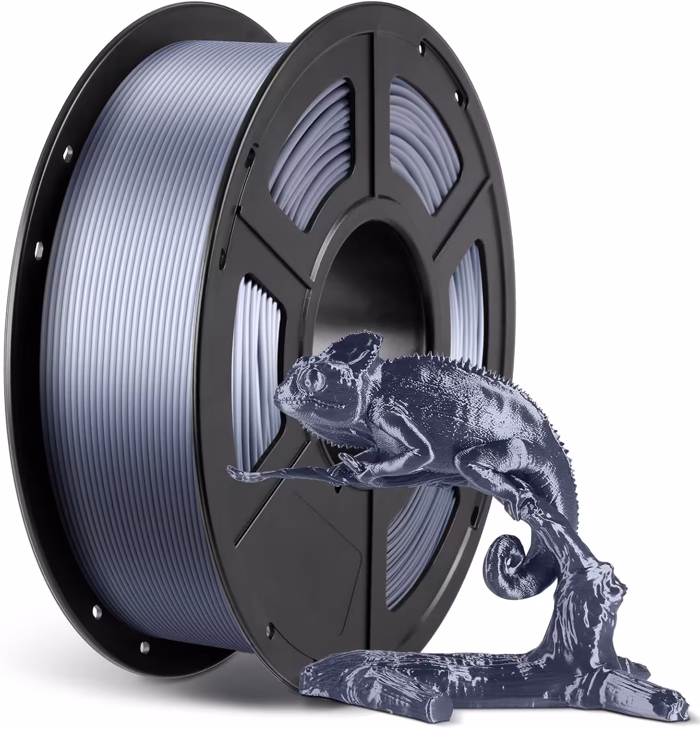 فیلامنت PLA SILK (ابریشمی) برند انی کیوبیک (Anycubic) رنگ خاکستری