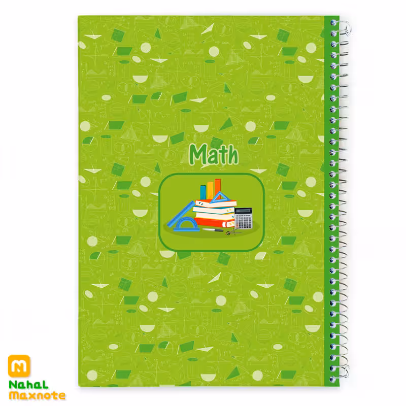 دفتر 100 برگ سیمی جلد سخت درسی کد 9127.طرح 6