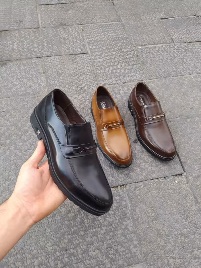 کفش مردانه طبی تمام چرم کد 3181