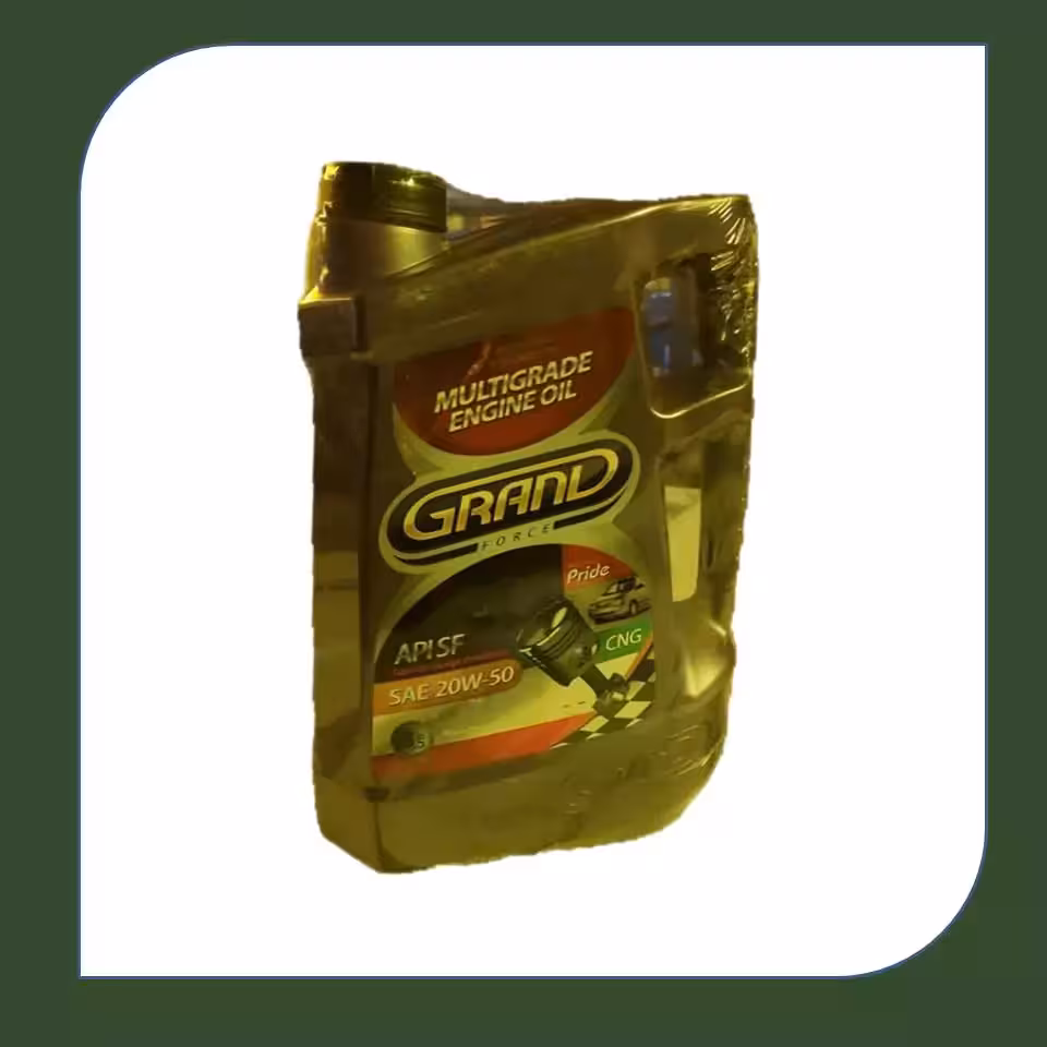 روغن 20W50 SF گرندفورس (جی فورس) 3.5لیتری پلاستیکی