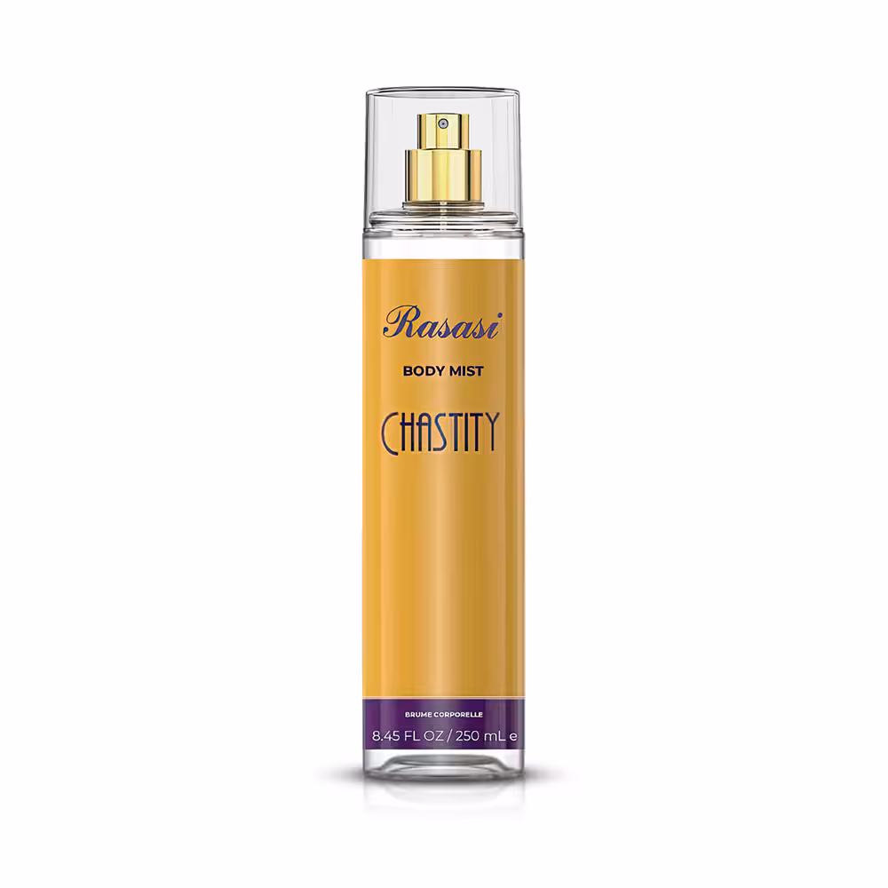 بادی اسپلش چستیتی رصاصی طلایی زنانه Rasasi Body Spray Gold Chastity For Women • خوش آرا