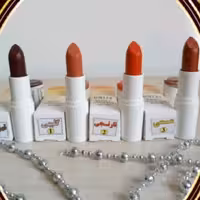 رژلب طبیعی نیکا رنگ نارنجی کد 2