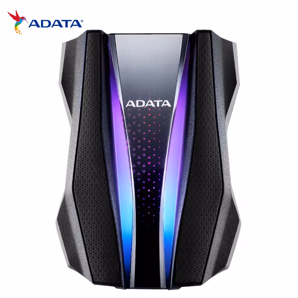 هارد اکسترنال 1 ترابایت ای دیتا مدل ADATA HD770G RGB مشکی