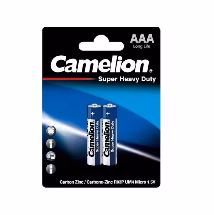 باتری نیم قلم کملیون مدل SUPER HEAVY DUTY بسته دو عددی