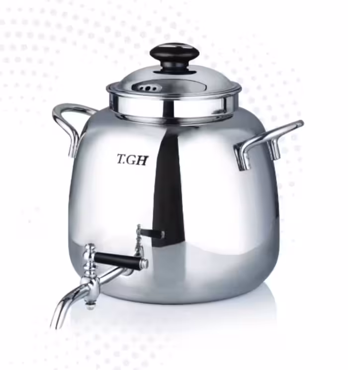 کتری شیردار قیطاسی 8 لیتری مدل 8001 براق