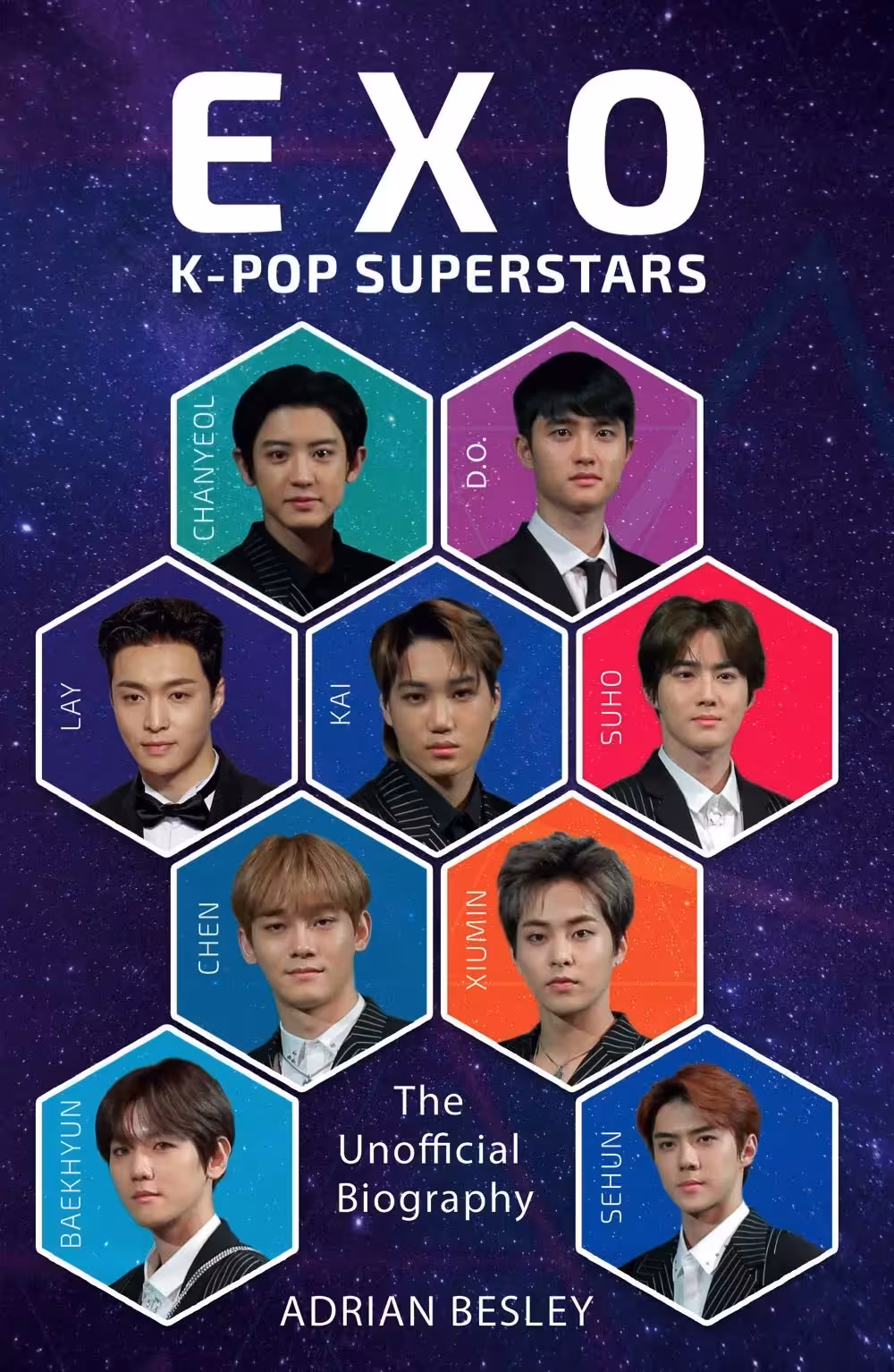 اکسو کی پاپ سوپراستارز | کتاب کره ای EXO K-Pop Superstars