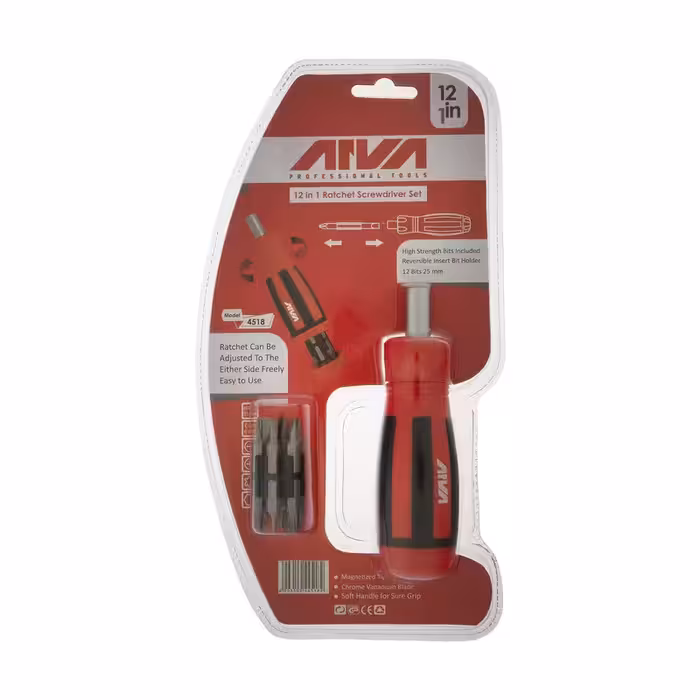 ست پیچ گوشتی نمکدانی جغجغه ای آروا مدل 4518