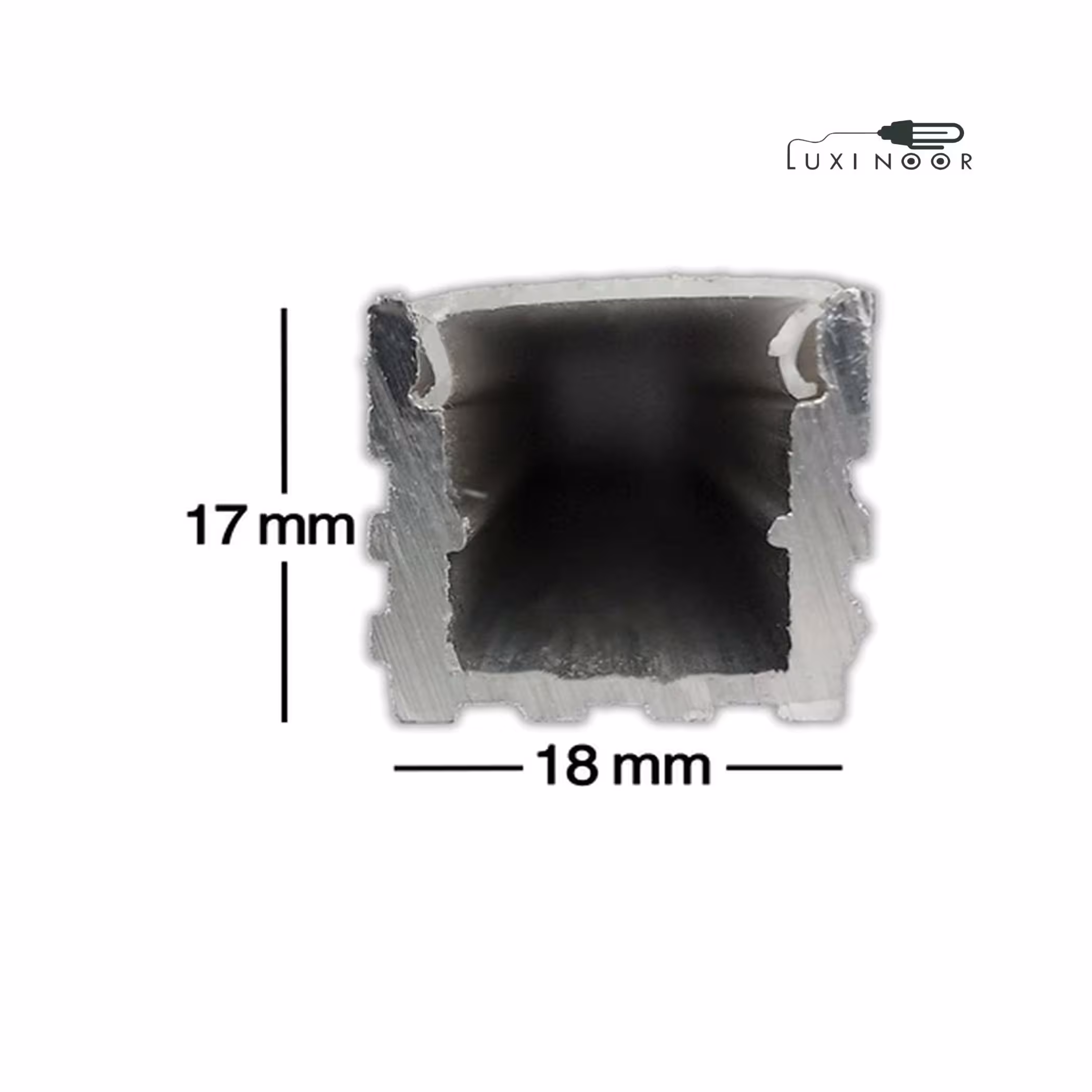 پروفیل چراغ خطی لاینر روکار توکار تک لاین - کد 17