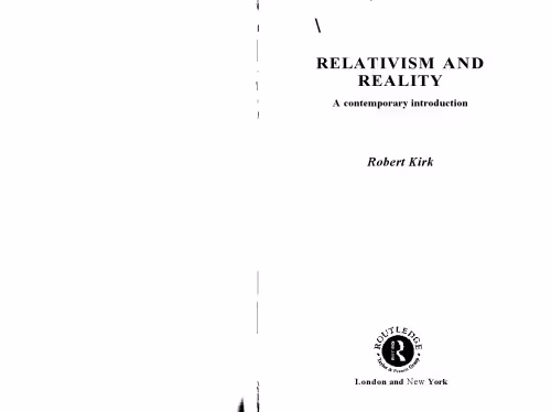 خرید و دانلود نسخه کامل کتاب Relativism and Reality: A Contemporary Introduction
