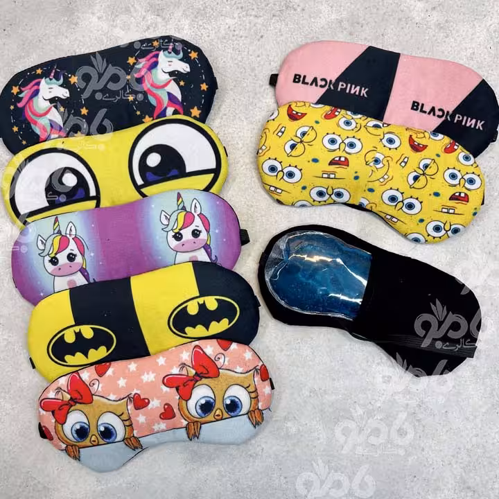 چشم بند ساده ژله ای چاپ دار