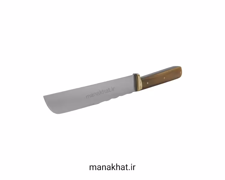 قلمتراش تک تیغ کاردی 23 سانت دسته فیبر عنابی استاد جواد توسلی