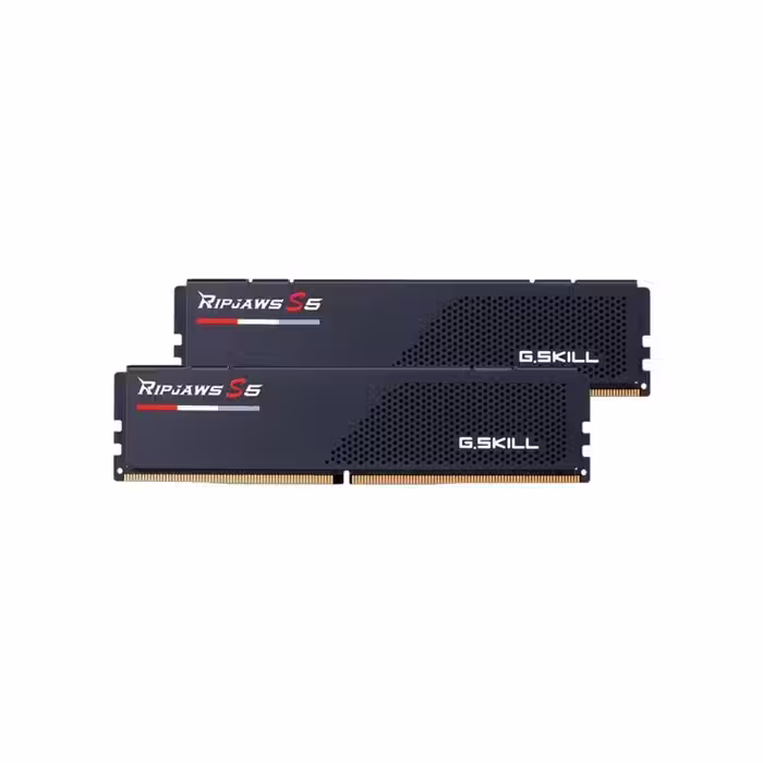 رم کامپیوتر DDR5 دو کاناله 5200 مگاهرتز CL40 جی اسکیل مشکی مدل Ripjaws S5 ظرفیت 64 گیگابایت