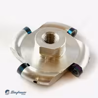 چوب ساب دیسکی الماسه تعویضی 85 میلیمتر 4 الماسه رزوه دار چینی