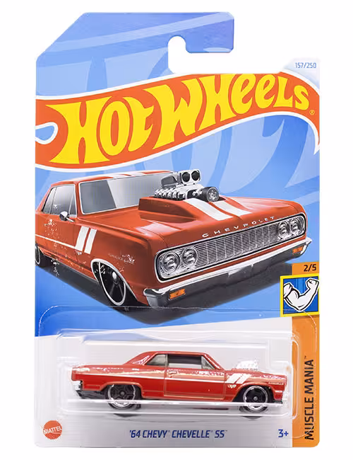 ماشین دکوری مدل 64 Chevy Chevelle SS Red برند Hot Wheels