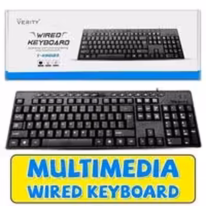 کیبورد سیمدار مولتی مدیا Silent Verity V-KB6123