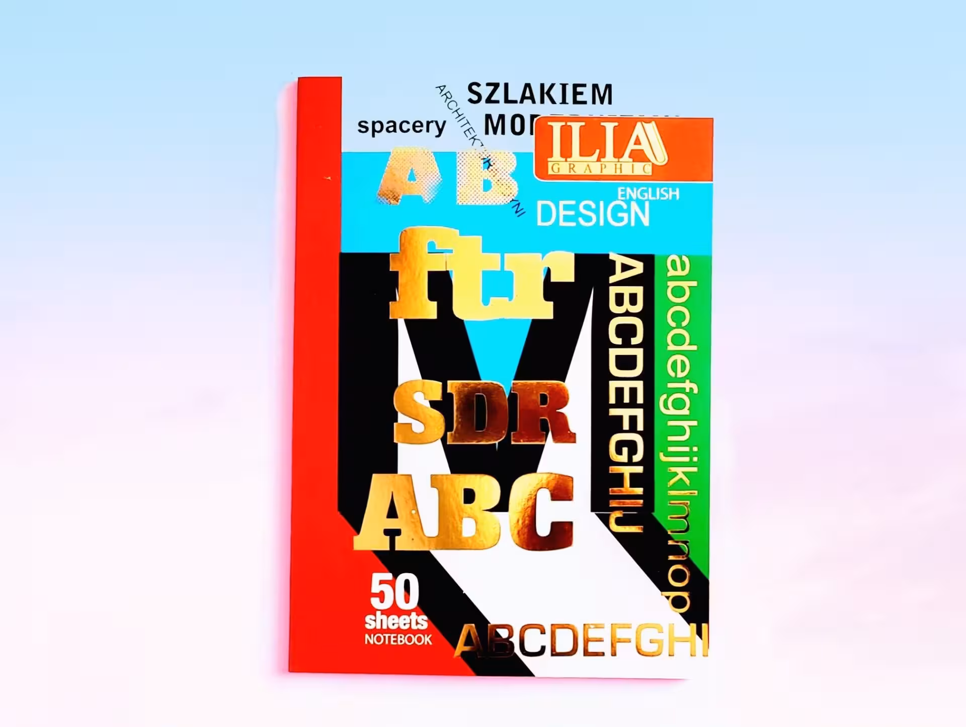 دفتر زبان انگلیسی 50 برگ ILIA کد 54