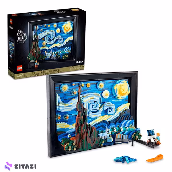 لگو سری ایده‌ها مدل Vincent van Gogh - The Starry Night کد 21333