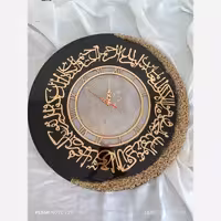 ساعت دیواری رزینی طرح وان یکاد قطر80