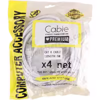 کابل شبکه CAT6 طول 5 متری X4 NET