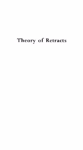 خرید و دانلود نسخه کامل کتاب Theory of retracts
