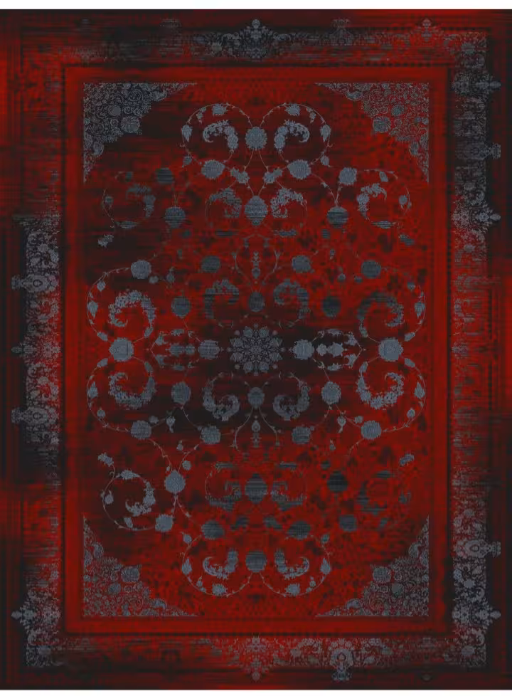 فرش ماشینی کاشان700شانه تراکم 2550صددرصد اکرولیک mg